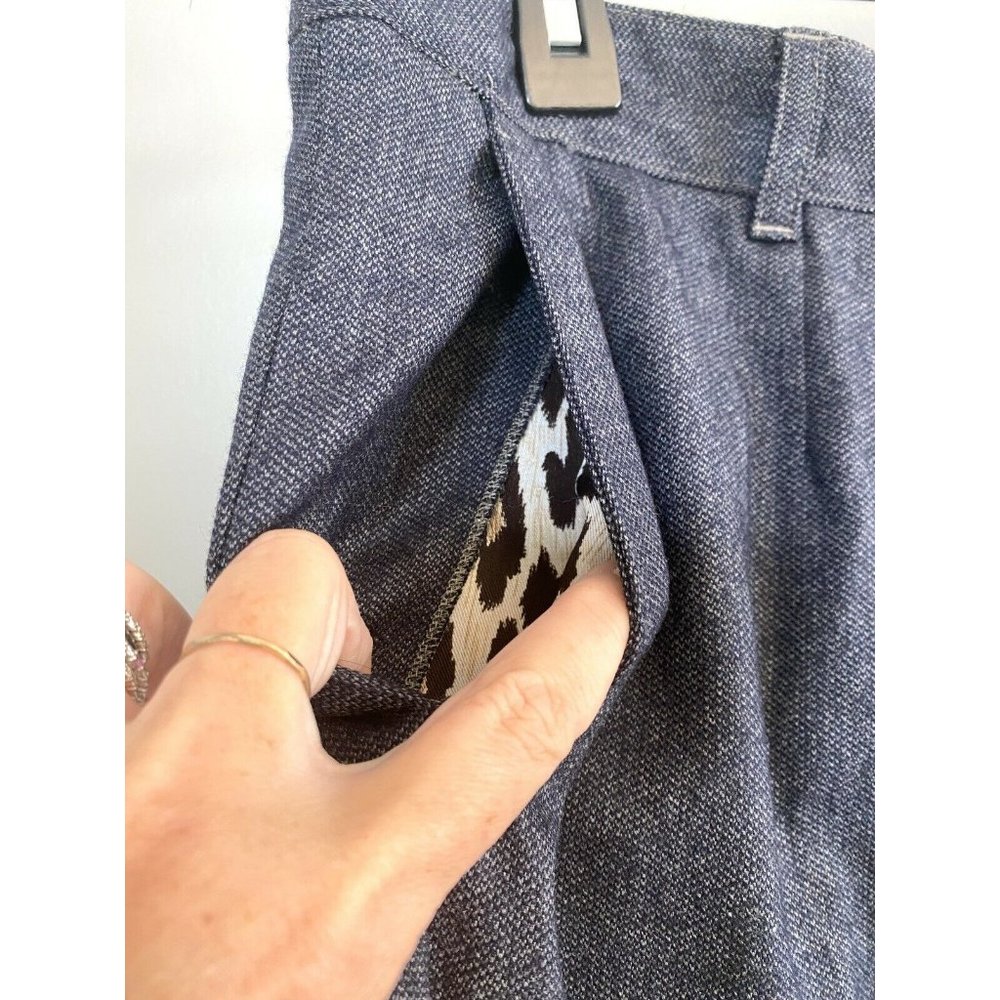 New Dolce & Gabbana Women’s Wool Grey Trouser Pant - Picture 9 of 12